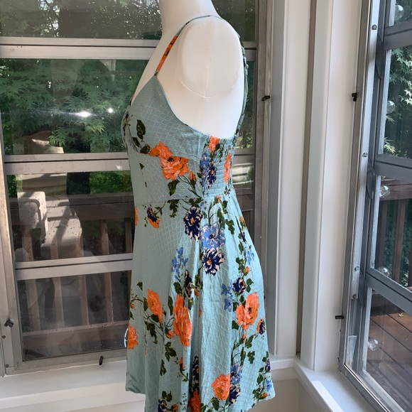 Free People Floral Mini Dress - Picture 8 of 15